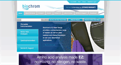 Desktop Screenshot of biochrom.co.uk