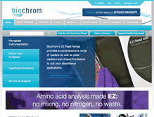 Tablet Screenshot of biochrom.co.uk